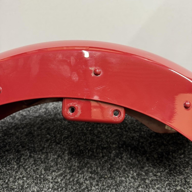 Indian Scout front fender / mudguard in Indian red